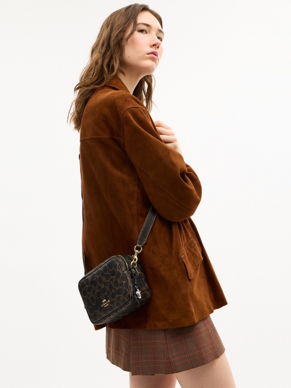 Coach Outlet Mini Carey Crossbody Bag In Loved Signature Canvas